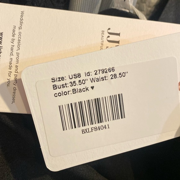 JJ's House A-line Halter V-Neck Chiffon Bridesmaid Dress - Picture 11 of 11